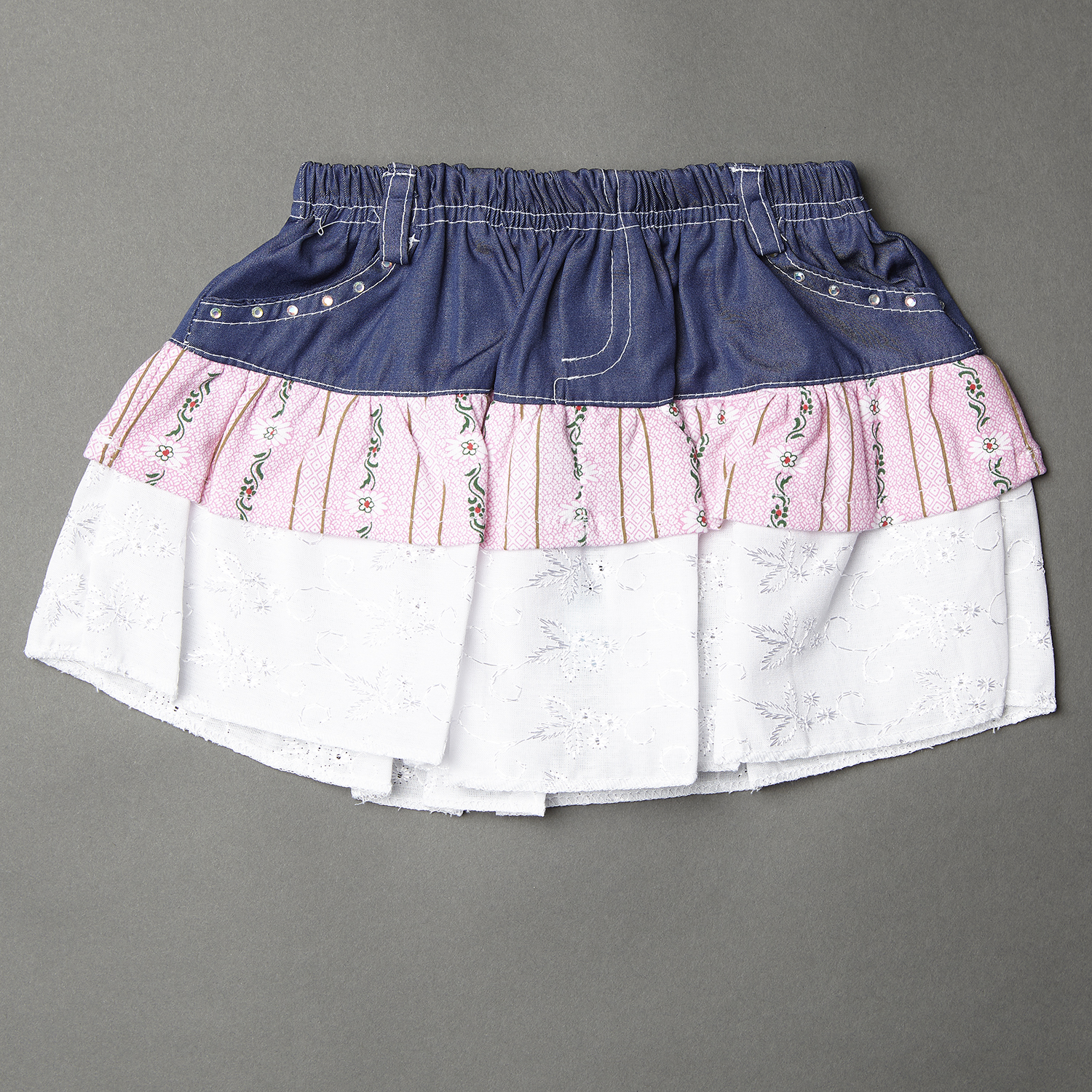 jupe enfant rose jean